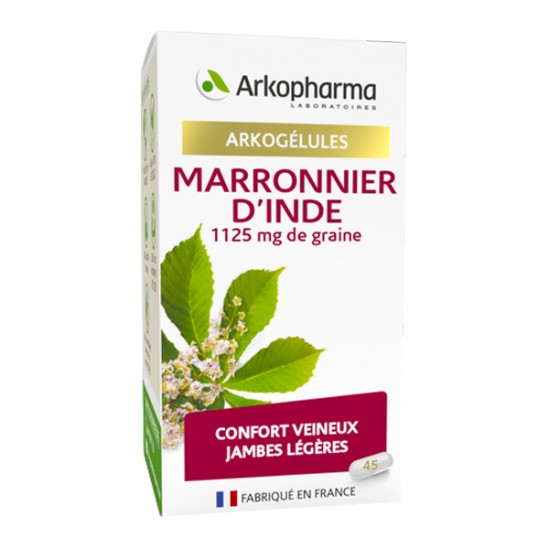 Arkopharma arkogélules marronnier d'inde 45 gélules