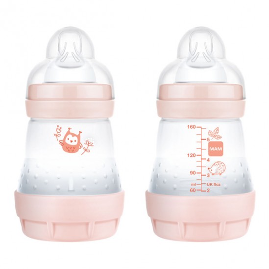 Mam easy start anti-colique nature biberon blush 160ml
