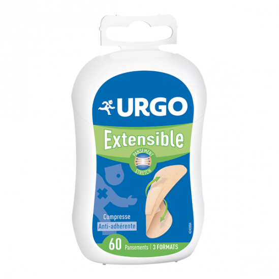 Urgo extensible 60 pansements 3 formats
