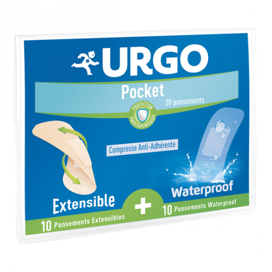 Urgo pocket 20 pansements anti-adhérents