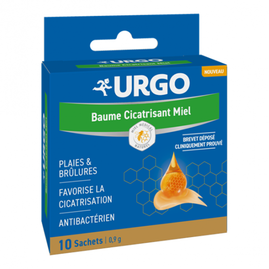 Urgo baume cicatrisant miel 10 sachets x 0.9g