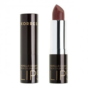 Korres Morello rouge à lèvres crémeux brillant 23 natural purple 3,5g
