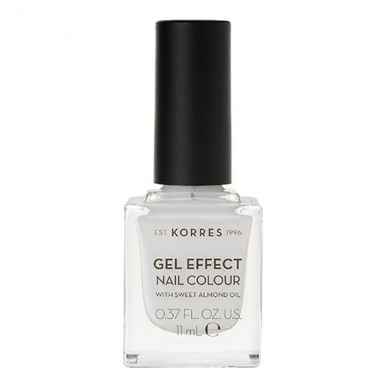 Korres gel effect vernis 01 blanc white 11ml