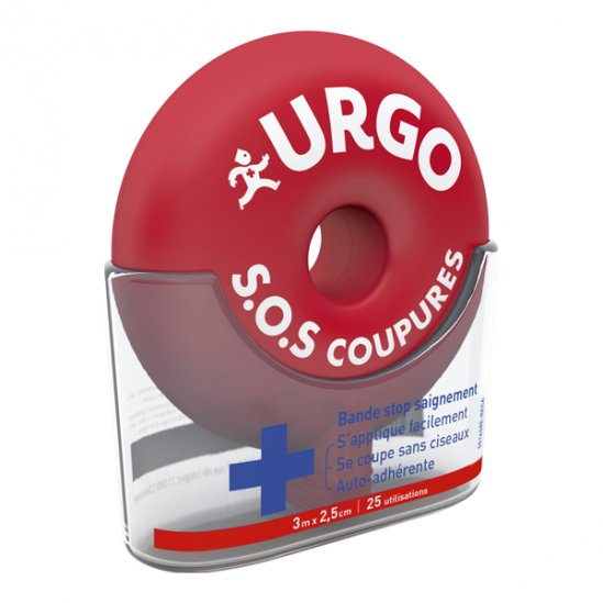Uurgo SOS Coupures Bandes 3m x 2,5cm