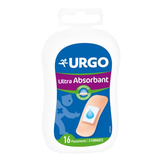 Urgo Ultra-Absorbant 16 Pansements