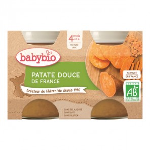 Babybio patate douce de France dès 4 mois 2x130g