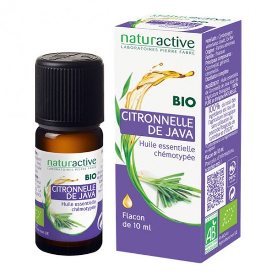 Naturactive huile essentielle citronnelle de java bio 10ml