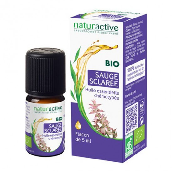 Naturactive huile essentielle sauge sclarée bio 5ml