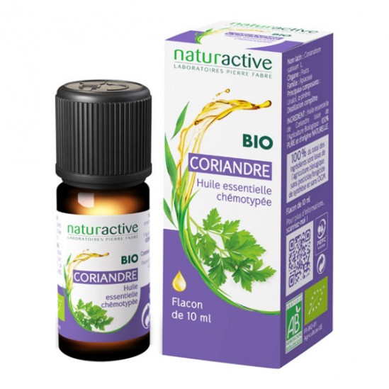 Naturactive huile essentielle coriandre bio 10ml