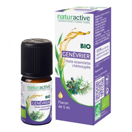 Naturactive huile essentielle bio genévrier 5ml