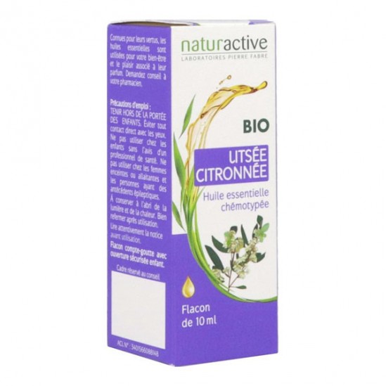 Naturactive litsée citronnée huile essentielle bio flacon 10ml