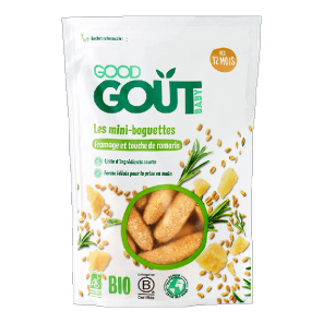 Dodie good gout bébé mini baguettes au fromage et au romarin 70g