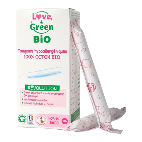Love & Green tampons...