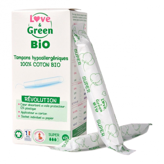 Love & Green tampons...