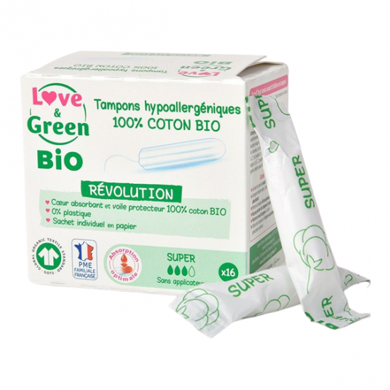 Love & Green tampons...