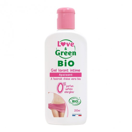 Love & green gel lavant intime apaisant 500ml