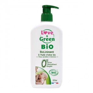 Love & green bioliniment à l'huile d'olive bio 500ml