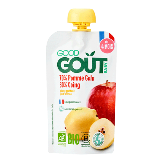 Good goût bébé pomme coing 120g