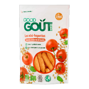Good goût bébé mini baguettes à la tomate 70g
