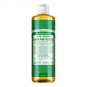 Dr Bronner's savon liquide 18-en-1 amande 475ml