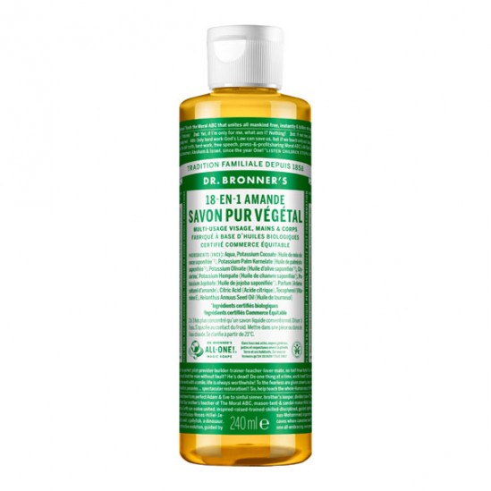 EOLYS DR BRONNER'S SAV LIQ 240ML AMANDE