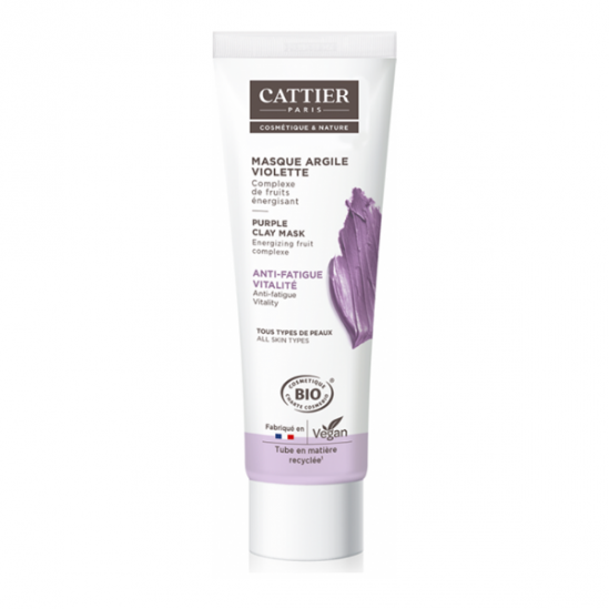 Cattier masque argile violette 100ml
