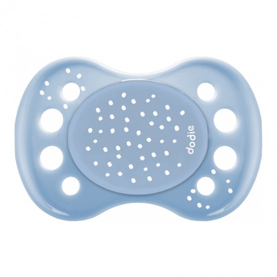 Dodie sucette anatomique silicone 0-6mois gars A95