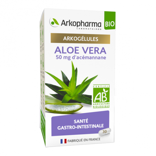 Arkopharma arkogélules aloe vera bio 30 gélules