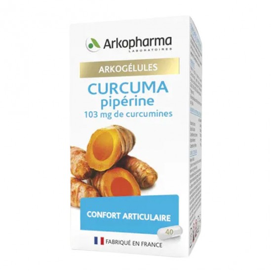Arkopharma arkogélules bio curcuma pipérine 40 gélules