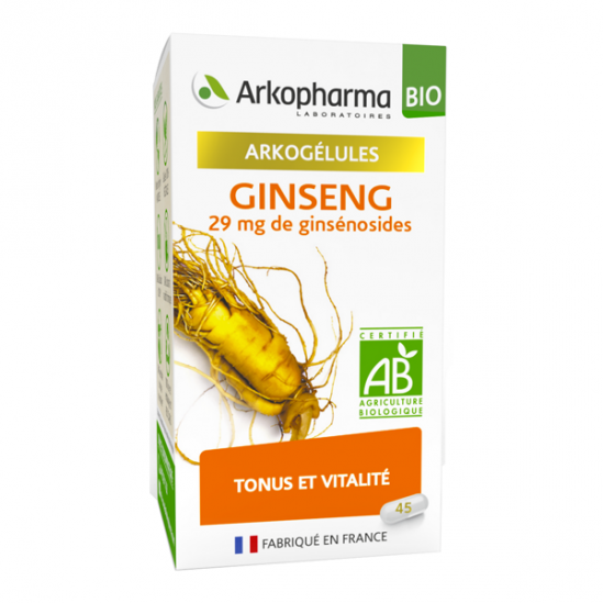 Arkopharma arkogélules bio ginseng 45 gélules