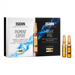 Isdin isdinceutics day & night routine anti-tâches 2x10 ampoules