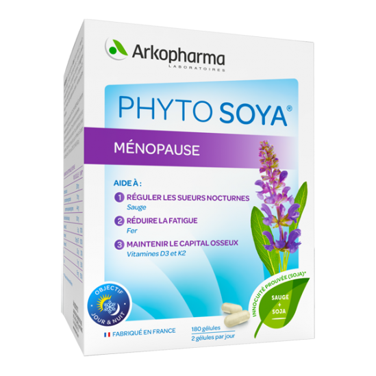 Arkopharma phyto soya ménopause 180 gélules