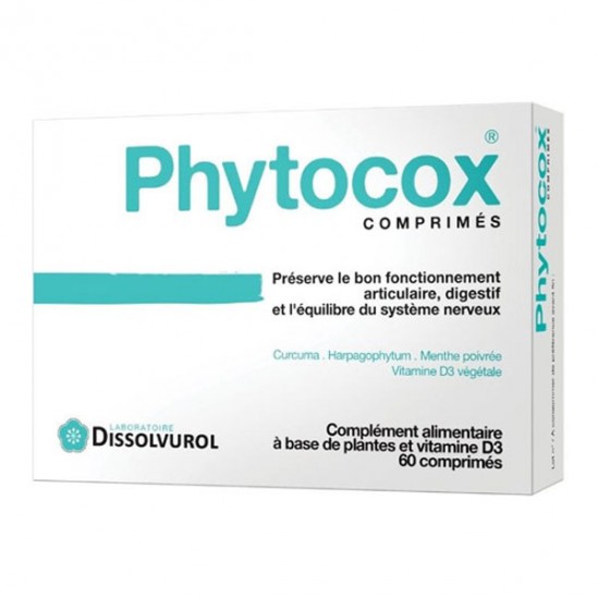 Dissolvurol phytocox 60 comprimés
