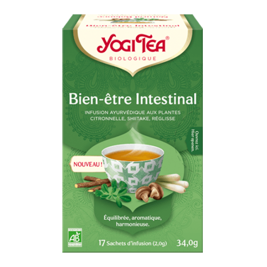 Yogi Tea bio bien-être intestinal 17 sachets 34g