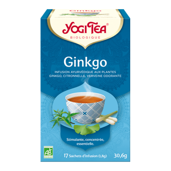 Yogi Tea bio ginkgo 17 sachets 30g