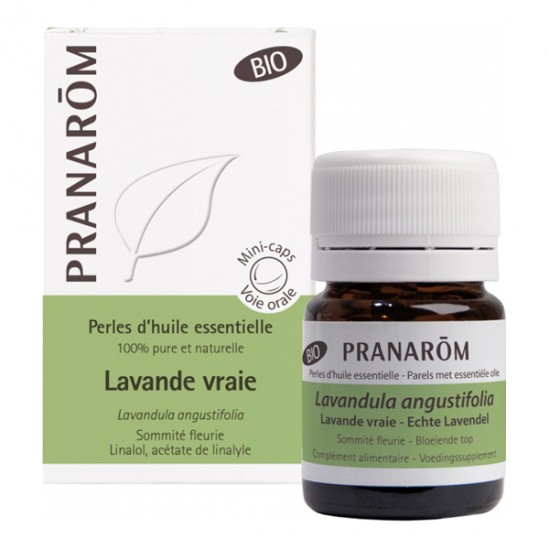 Pranarôm lavande vraie bio 60 perles