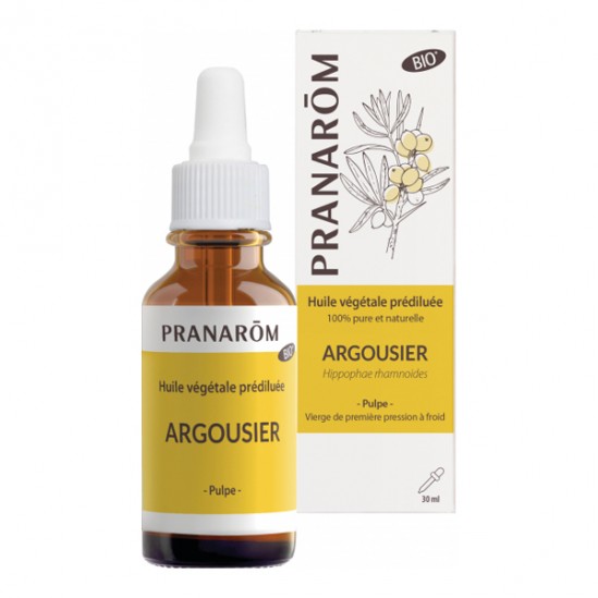 Pranarôm huile végétale prédiluée argousier bio 30ml