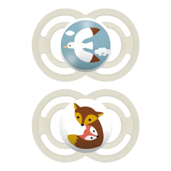 Mam perfect flow ivory16+ mois lot de 2 sucette