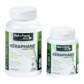 Nat&form kéraphane cure 3 mois + 1 mois offert