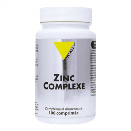 Vitall+ zinc complexe 100 comprimés