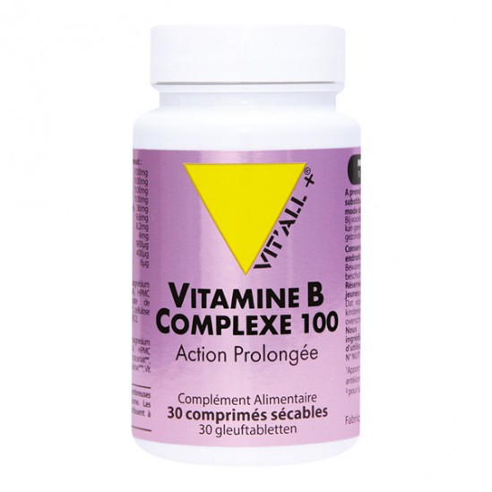 Vitall + vitamine B complexe 100 - 30 comprimés