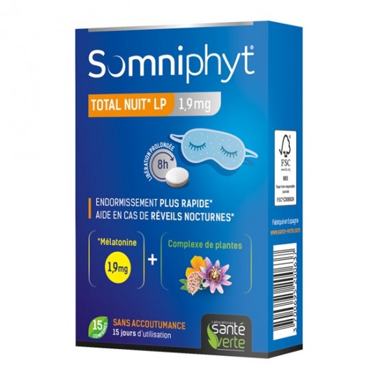 Santé verte somniphyt go 1.9mg 45 comprimés