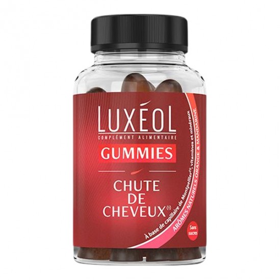 Luxéol chute de cheveux 60 gummies
