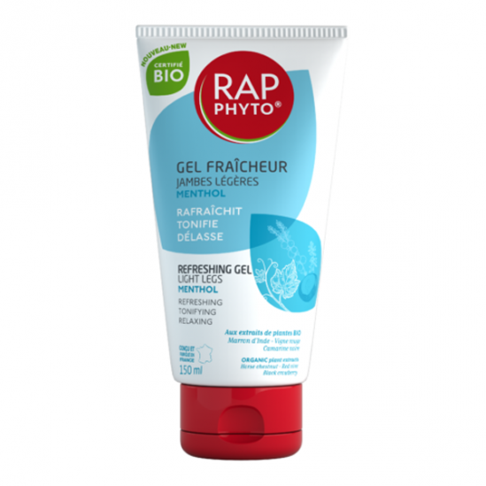 Rap Phyto gel fraîcheur jambes légères menthol bio 150ml