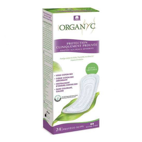 Organyc fuites urinaires 24 protège-slips