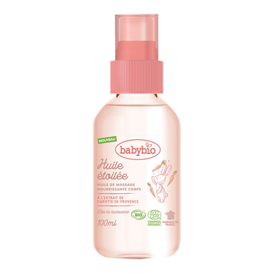 Babybio huile étoilée massage nourrissante bio 100ml