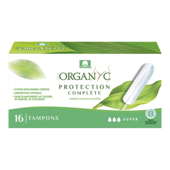 Organyc 16 tampons super sans applicateur