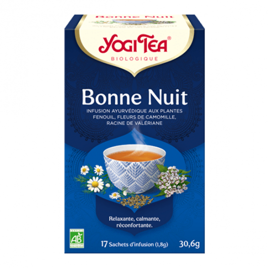 Yogi tea bio bonne nuit 17 sachets 30.6g