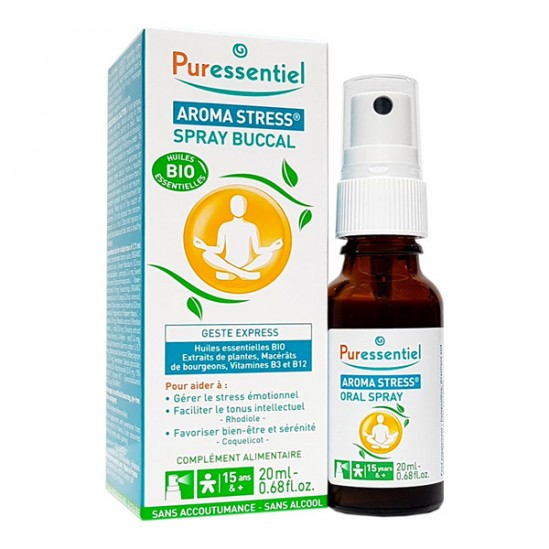 Puressentiel aroma stress spray buccal 20ml