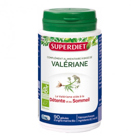 Superdiet valériane bio 90 gélules
